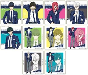 Amazon.co.jp: ブルーロック 描き下ろしトレーディングミニ色紙 スーツ